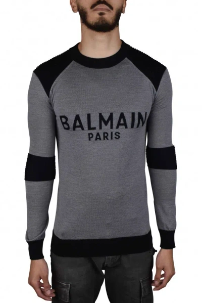 Balmain Sweater In Gray