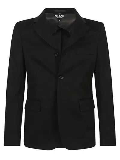 Comme Des Garçons Tailored Single-breasted Jacket Back Vent In Black