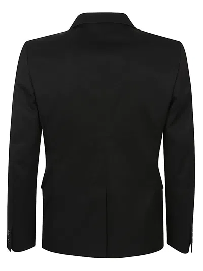 Comme Des Garçons Tailored Single-breasted Jacket Back Vent In Black