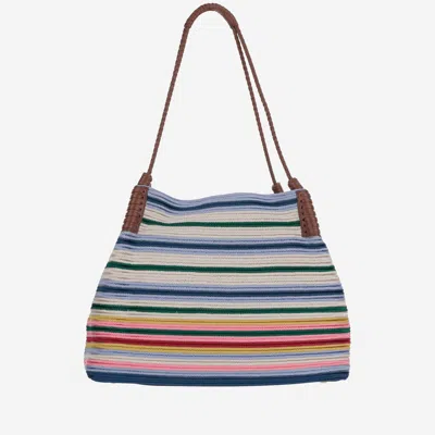 Etro Libra Medium Fabric Shopping Bag In Multi