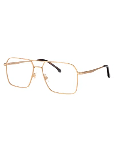 Carrera Rectangle-frame Glasses In Gold