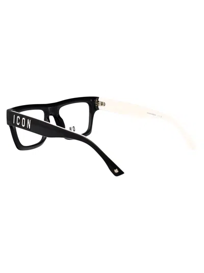 Dsquared2 Squared Optical Icon 0023 807 In Black