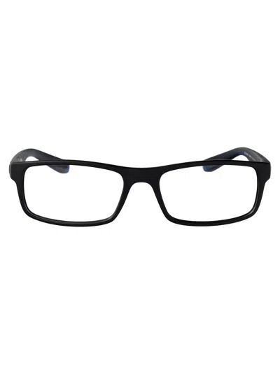 Nike Rectangle Acetate Frames In Black