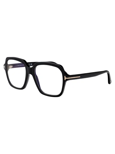 Tom Ford Squared Optical Ft5908 B 001 In Black