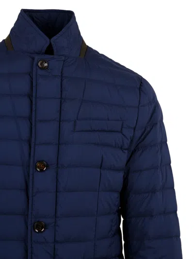Moorer Coats Denim In Multi