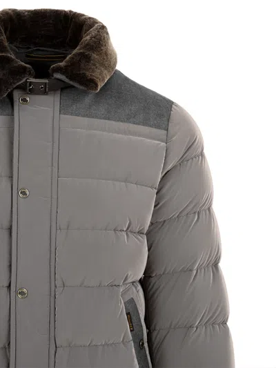 Moorer Coats Beige In Multi
