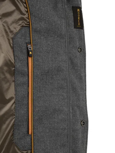 Moorer Coats Beige In Multi