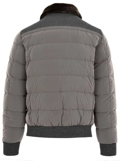Moorer Coats Beige In Multi