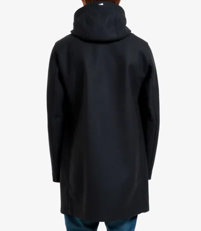 Herno Coats Blue In Black