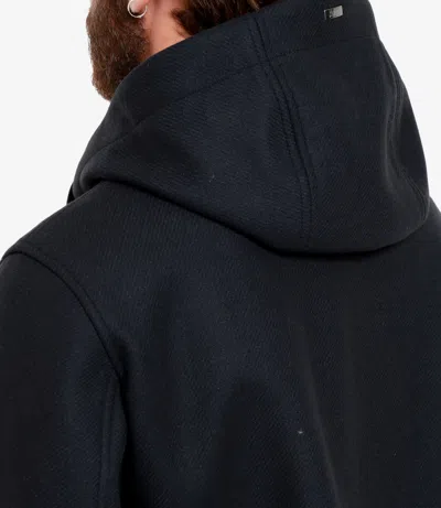Herno Coats Blue In Black
