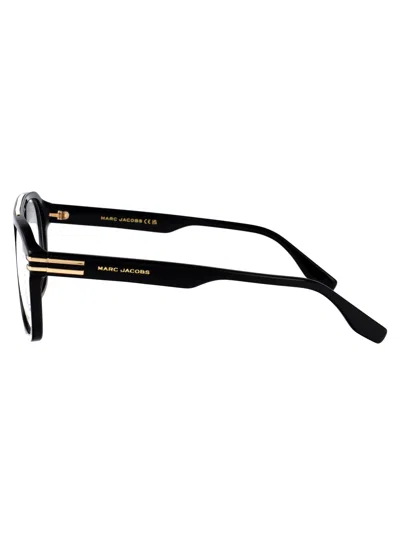 Marc Jacobs Eyewear Aviator Frame Glasses In Black