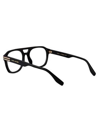 Marc Jacobs Eyewear Aviator Frame Glasses In Black