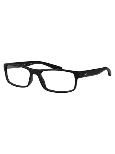 Nike Rectangle Acetate Frames In Black