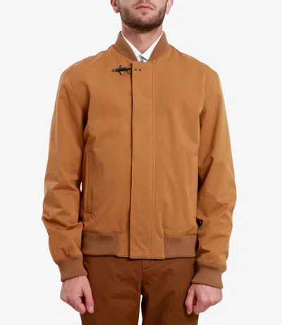 Fay Coats Camel In Orange