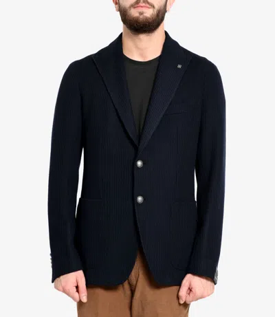 Tagliatore Jackets Blue In Blue