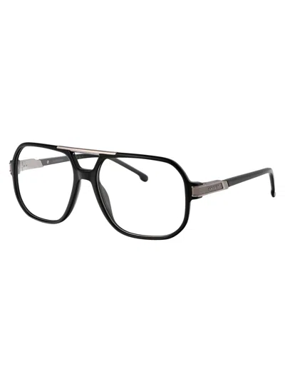 Carrera Logo Plaque Pilot-frame Glasses In Black