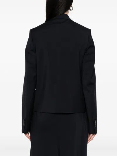 Loewe Flap Pockets Tailored Jacket In Black