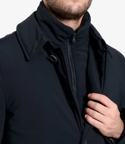 Herno Coats Blue In Blue