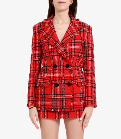 Msgm Jackets Red In Red