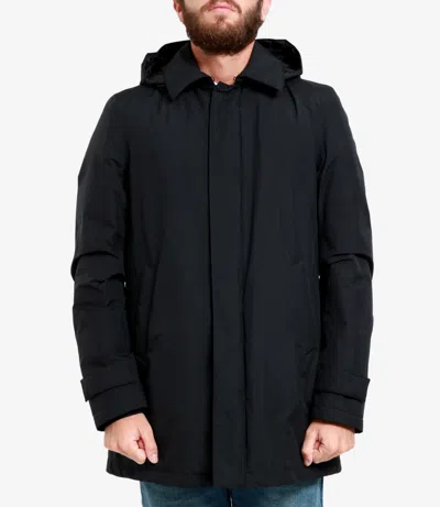 Herno Coats Black In Black