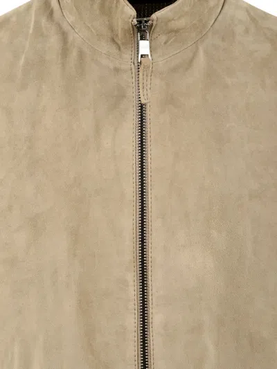 The Jack Leathers Coats In Neutral