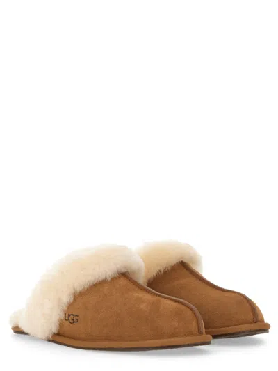 Ugg Scuffette Ii Slippers With Wool Lining Shoes In Brown