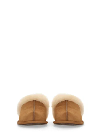 Ugg Scuffette Ii Slippers With Wool Lining Shoes In Brown