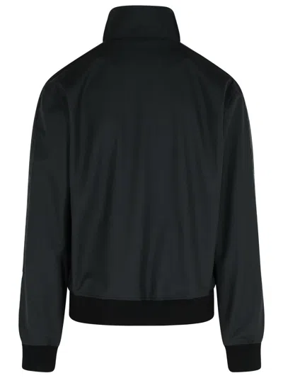 Dolce & Gabbana Black Wool Blend Jacket In Black