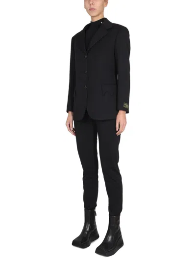 Raf Simons Single-breasted Jacket In Black