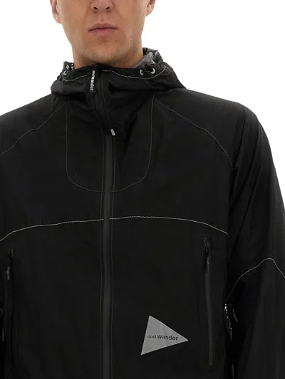 And Wander Pertex Windbreaker In Black