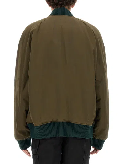 Burberry Reversible Bomber Jacket In Brown