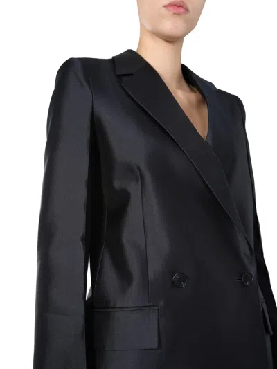 Givenchy Double-breasted Mini Jacket In Blue