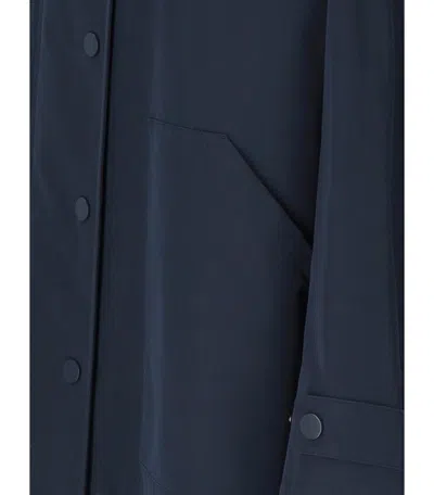 Mm Max Mara Labbro Blue Parka In Blue