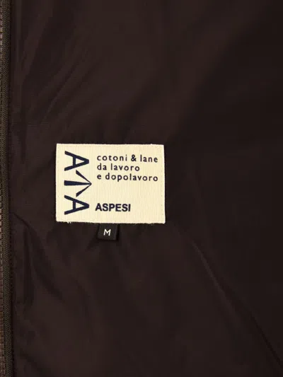 Aspesi Coats Brown In Brown