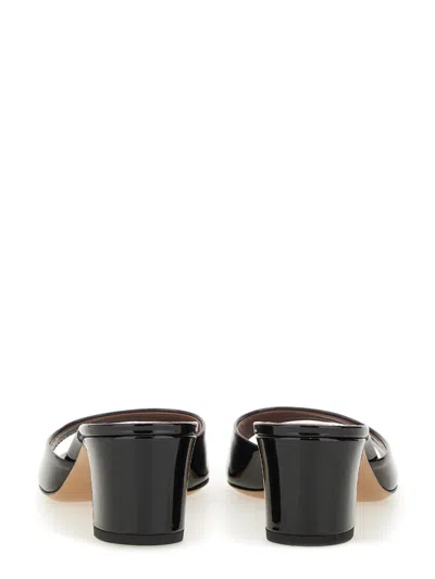 Paris Texas Woman Sandals Black Size 8 Leather In Black
