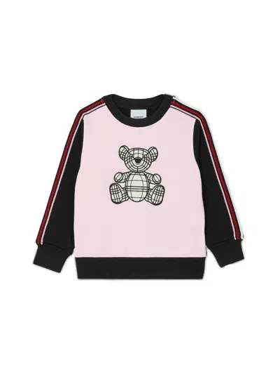 Burberry Sweatshirt Mit Thomas Teddy-patch In Pink