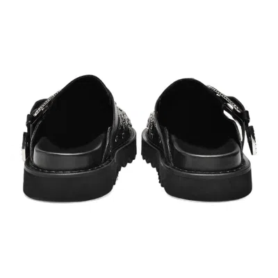 Toga Pulla Embellished Buckled Clogs In Multi