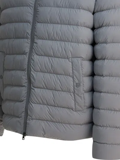 Herno Nylon Down Jacket In Gray