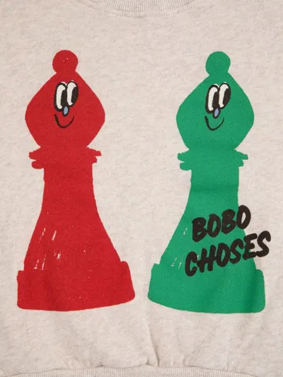 Bobo Choses "chess" Logo Jersey In White
