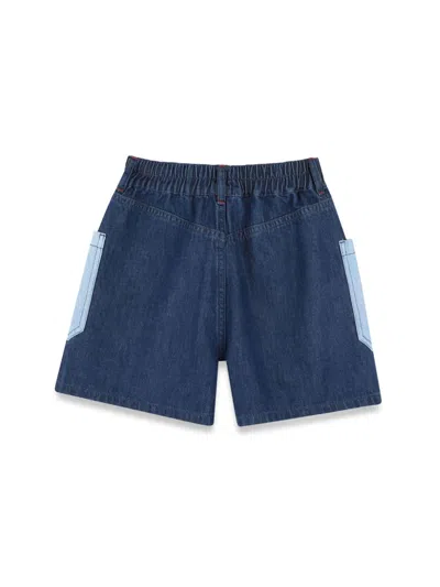 Kenzo Short Jean In Blue