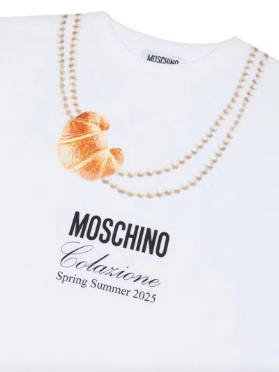 Moschino Maxi T-shirt In White