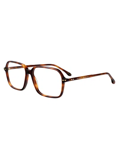 Isabel Marant Rectangular Geometrical Optical Im 0233 086 In Brown