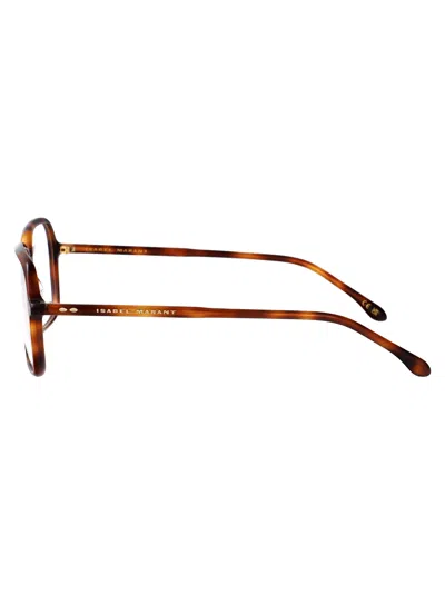 Isabel Marant Rectangular Geometrical Optical Im 0233 086 In Brown