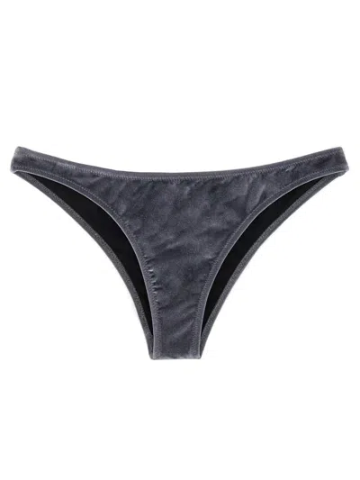 Paloma Wool Tully Bikini Bottom In Gray