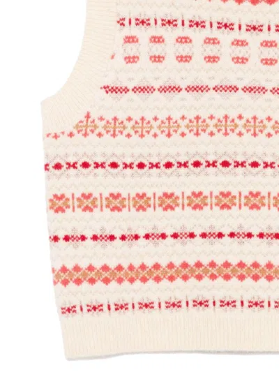 Bonpoint Mini Wool Pullover For Girls In Multi