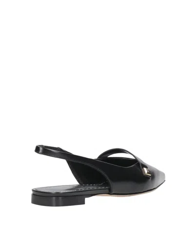 Max Mara Flat Shoes Black In Black