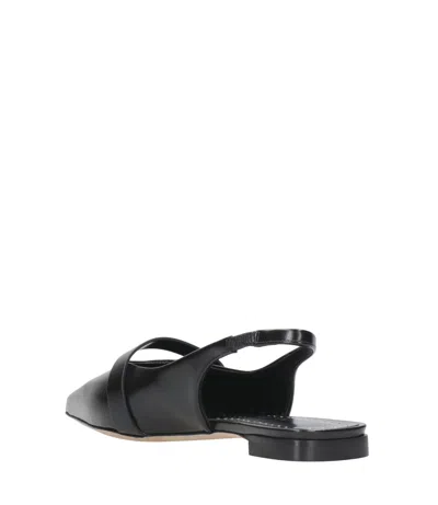 Max Mara Flat Shoes Black In Black