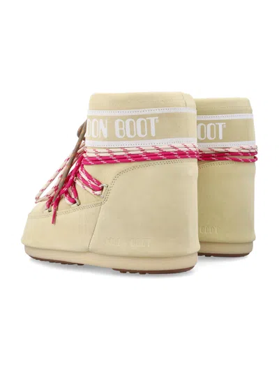 Moon Boot Flat Shoes Yellow In Multi