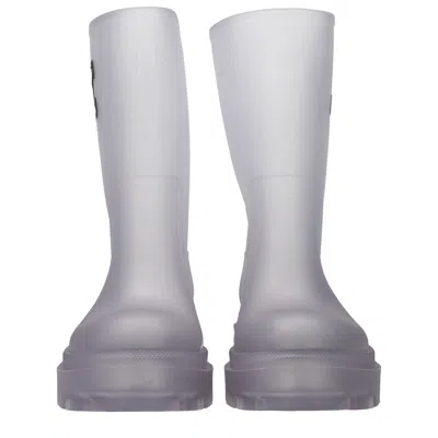 Off-white Off White Reboot Ankle Boots Arrow Women Transparent Pvc In Gray