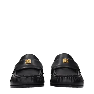 Givenchy Logo-embellished Leather Loafer In Black